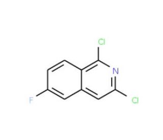 1,3-Dichloro-6-fluoroisoquinoline (CAS 1041423-26-0) - chemical structure image