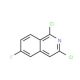 1,3-Dichloro-6-fluoroisoquinoline (CAS 1041423-26-0) - chemical structure image