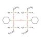 1,3-Dicyclohexyl-1,1,3,3-tetrakis(dimethylvinylsilyloxy)disiloxane (CAS 302912-37-4) - chemical structure image