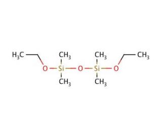 1,3-Diethoxy-1,1,3,3-tetramethyldisiloxane (CAS 18420-09-2) - chemical structure image