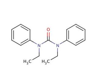 1,3-Diethyl-1,3-diphenylurea (CAS 85-98-3) - chemical structure image