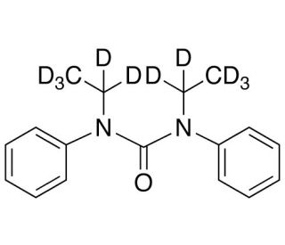 1,3-Diethyl-1,3-diphenylurea-d10 (CAS 85-98-3) - chemical structure image