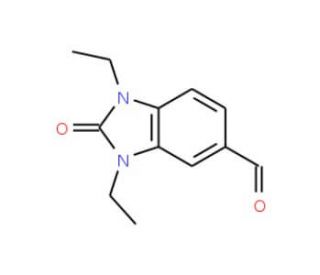 1,3-Diethyl-2-oxo-2,3-dihydro-1H-benzoimidazole-5-carbaldehyde - chemical structure image