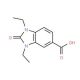 1,3-Diethyl-2-oxo-2,3-dihydro-1H-benzoimidazole-5-carboxylic acid - chemical structure image