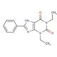 1,3-Diethyl-8-phenylxanthine (CAS 75922-48-4) - chemical structure image