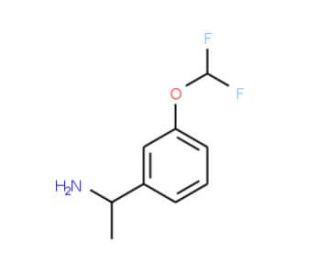 1-[3-(difluoromethoxy)phenyl]ethanamine - chemical structure image