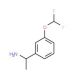 1-[3-(difluoromethoxy)phenyl]ethanamine - chemical structure image