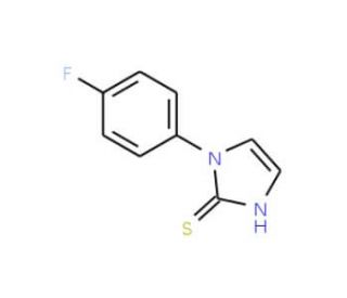 1,3-Dihydro-1-(4-fluorophenyl)-2H-imidazole-2-thione (CAS 17452-07-2) - chemical structure image