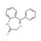 1,3-Dihydro-5-phenyl-1,4-benzodiazepin-2-one (CAS 2898-08-0) - chemical structure image