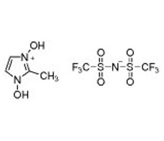 1,3-Dihydroxy-2-methylimidazolium bis(trifluoromethylsulfonyl)imide (CAS 1215211-93-0) - chemical structure image