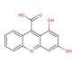 1,3-Dihydroxy-9-acridinecarboxylic acid (CAS 28332-99-2) - chemical structure image