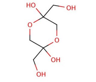 1,3-Dihydroxyacetone dimer (CAS 62147-49-3) - chemical structure image