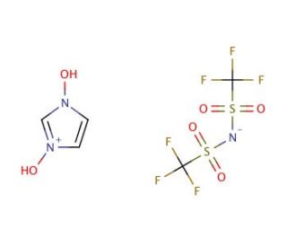 1,3-Dihydroxyimidazolium bis(trifluoromethylsulfonyl)imide (CAS 951021-12-8) - chemical structure image