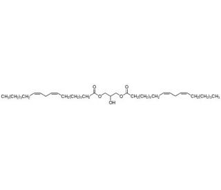 1,3-Dilinoleoyl-rac-glycerol (CAS 15818-46-9) - chemical structure image