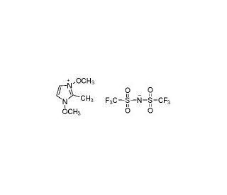 1,3-Dimethoxy-2-methylimidazolium bis(trifluoromethylsulfonyl)imide (CAS 1017254-63-5) - chemical structure image