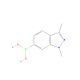 1,3-Dimethyl-1H-indazole-6-boronic acid (CAS 1310405-37-8) - chemical structure image