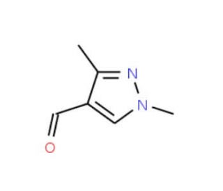 1,3-dimethyl-1H-pyrazole-4-carbaldehyde (CAS 25016-12-0) - chemical structure image
