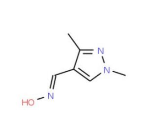1,3-Dimethyl-1H-pyrazole-4-carbaldehyde oxime - chemical structure image