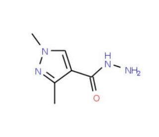 1,3-Dimethyl-1H-pyrazole-4-carbohydrazide - chemical structure image