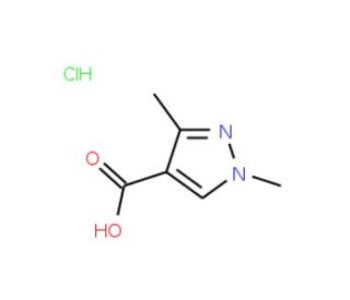 1,3-Dimethyl-1H-pyrazole-4-carboxylic acid hydrochloride - chemical structure image
