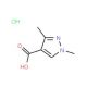 1,3-Dimethyl-1H-pyrazole-4-carboxylic acid hydrochloride - chemical structure image