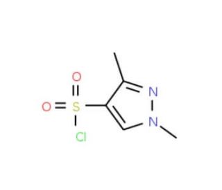 1,3-Dimethyl-1H-pyrazole-4-sulfonyl chloride (CAS 89501-93-9) - chemical structure image