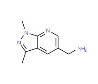 {1,3-dimethyl-1H-pyrazolo[3,4-b]pyridin-5-yl}methanamine - chemical structure image