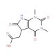 (1,3-Dimethyl-2,4,6-trioxo-2,3,4,5,6,7-hexahydro-1H-pyrrolo[2,3-d]pyrimidin-5-yl)-acetic acid - chemical structure image