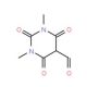 1,3-Dimethyl-2,4,6-trioxo-hexahydro-pyrimidine-5-carbaldehyde - chemical structure image