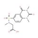 [[(1,3-Dimethyl-2,4-dioxo-1,2,3,4-tetrahydro-quinazolin-6-yl)sulfonyl](methyl)amino]acetic acid - chemical structure image