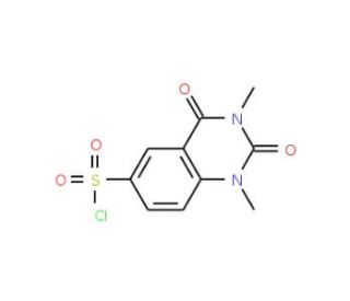 1,3-Dimethyl-2,4-dioxo-1,2,3,4-tetrahydro-quinazoline-6-sulfonyl chloride (CAS 773877-44-4) - chemical structure image