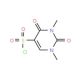 1,3-dimethyl-2,4-dioxo-1,2,3,4-tetrahydropyrimidine-5-sulfonyl chloride (CAS 124788-36-9) - chemical structure image