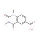 1,3-dimethyl-2,4-dioxo-1,2,3,4-tetrahydroquinazoline-6-carboxylic acid - chemical structure image