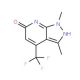 1,3-Dimethyl-4-(trifluoromethyl)-1,7-dihydro-6H-pyrazolo[3,4-b]pyridin-6-one - chemical structure image