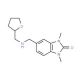 1,3-Dimethyl-5-{[(tetrahydro-furan-2-ylmethyl)-amino]-methyl}-1,3-dihydro-benzoimidazol-2-one - chemical structure image
