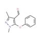 1,3-Dimethyl-5-phenoxy-1H-pyrazole-4-carbaldehyde (CAS 109925-10-2) - chemical structure image