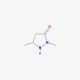 1,3-Dimethyl-5-pyrazolidone (CAS 54945-11-8) - chemical structure image