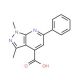 1,3-dimethyl-6-phenyl-1H-pyrazolo[3,4-b]pyridine-4-carboxylic acid - chemical structure image