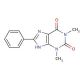 1,3-Dimethyl-8-phenylxanthine (CAS 961-45-5) - chemical structure image