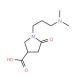 1-(3-Dimethylamino-propyl)-5-oxo-pyrrolidine-3-carboxylic acid - chemical structure image