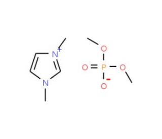 1,3-Dimethylimidazolium dimethyl phosphate (CAS 654058-04-5) - chemical structure image