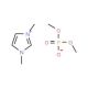 1,3-Dimethylimidazolium dimethyl phosphate (CAS 654058-04-5) - chemical structure image