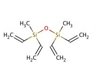 1,3-Dimethyltetravinyldisiloxane (CAS 16045-78-6) - chemical structure image