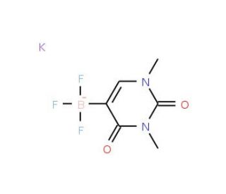 1,3-Dimethyluracil-5-trifluoroborate potassium salt (CAS 1150654-77-5) - chemical structure image