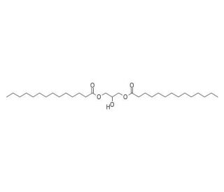 1,3-Dimyristoyl-glycerol (CAS 7770-09-4) - chemical structure image