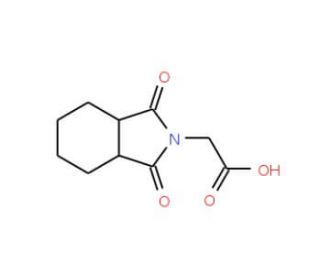 (1,3-Dioxo-octahydro-isoindol-2-yl)-acetic acid (CAS 138220-90-3) - chemical structure image
