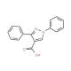 1,3-Diphenyl-1H-pyrazole-4-carboxylic acid (CAS 77169-12-1) - chemical structure image