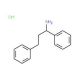 1,3-diphenylpropan-1-amine hydrochloride - chemical structure image