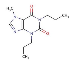 1,3-Dipropyl-7-methylxanthine (CAS 31542-63-9) - chemical structure image
