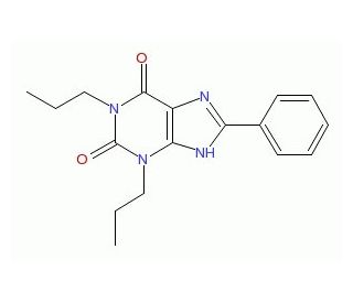 1,3-Dipropyl-8-phenylxanthine (CAS 85872-53-3) - chemical structure image